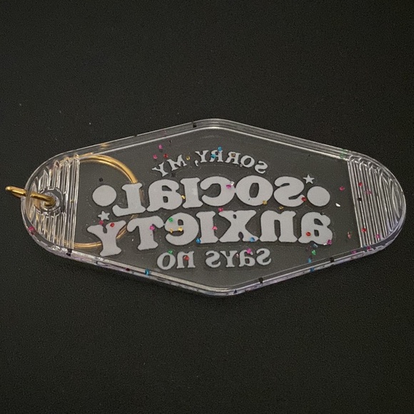 Social Anxiety Motel Keychain - Picture 4 of 4